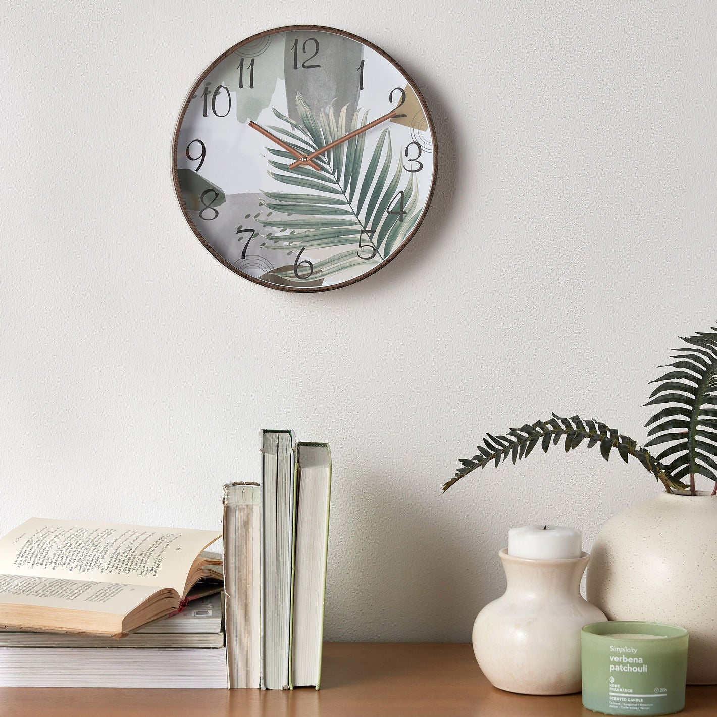 Wall Clock - Leaf