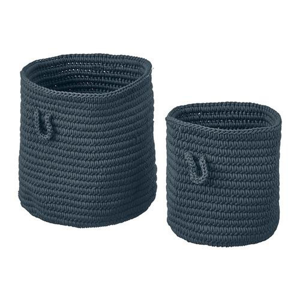 Organiser Basket - Set of 2 - Blue