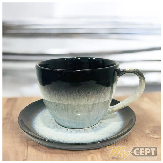 Cup & Saucer Grey