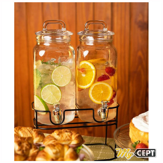 2.3L x Double Dispenser with Stand