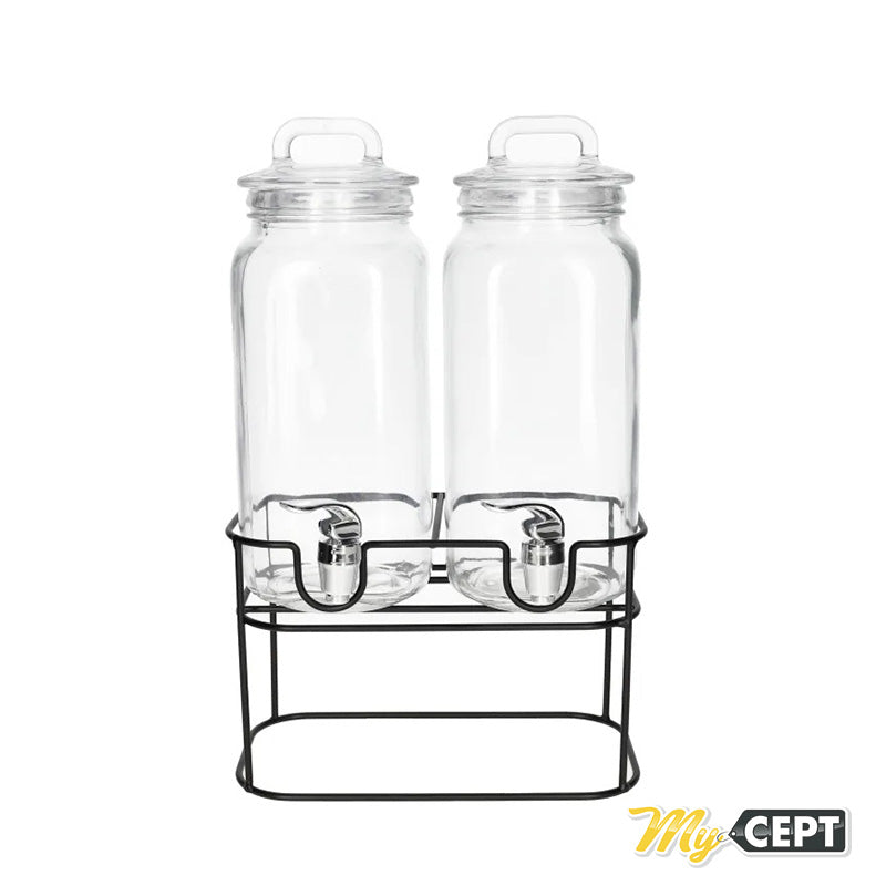 2.3L x Double Dispenser with Stand