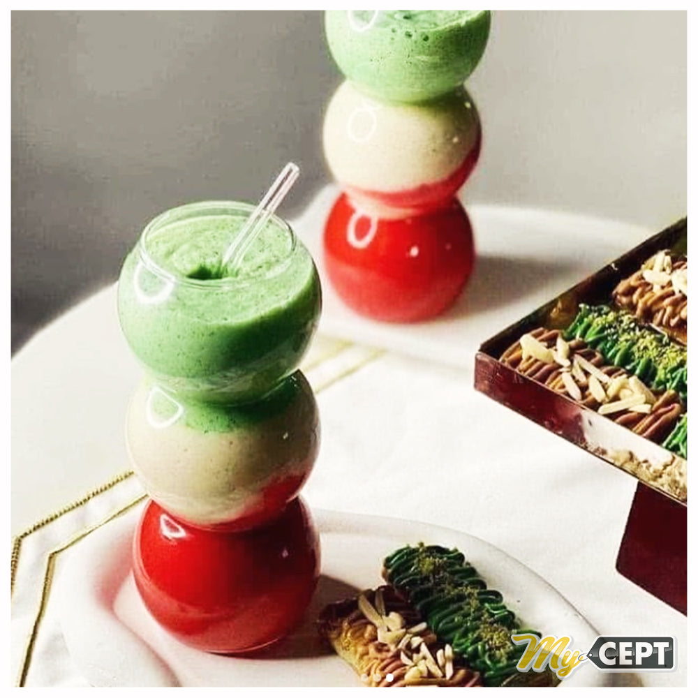 3-Tier Bubble Glass