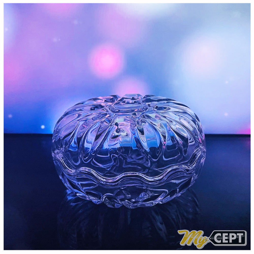 Crystal Glass Mini Bowls Set of 2