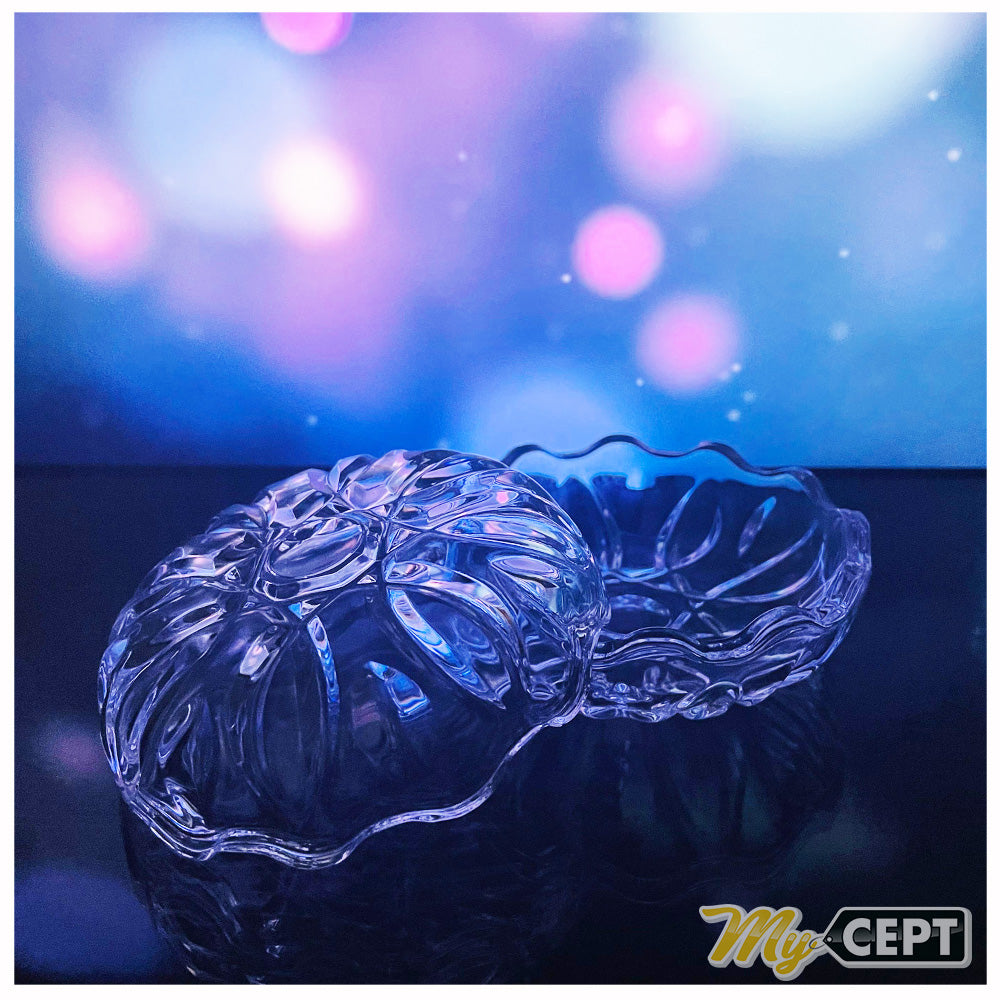 Crystal Glass Mini Bowls Set of 2