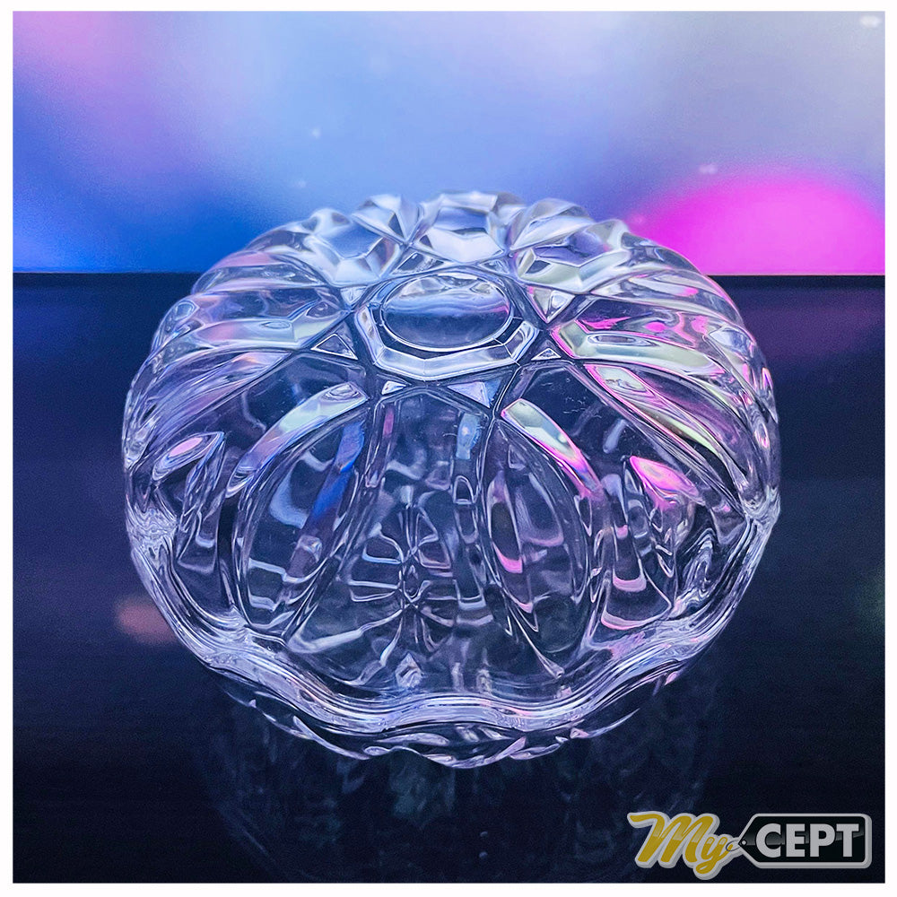 Crystal Glass Mini Bowls Set of 2