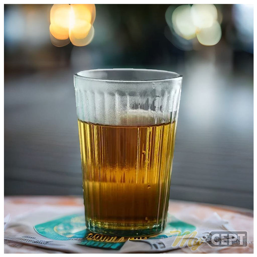 310ml Glass Set of 4 Green
