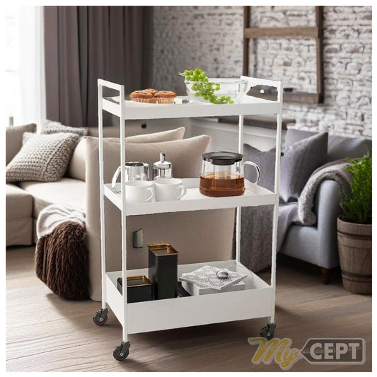 Serving Trolley - White