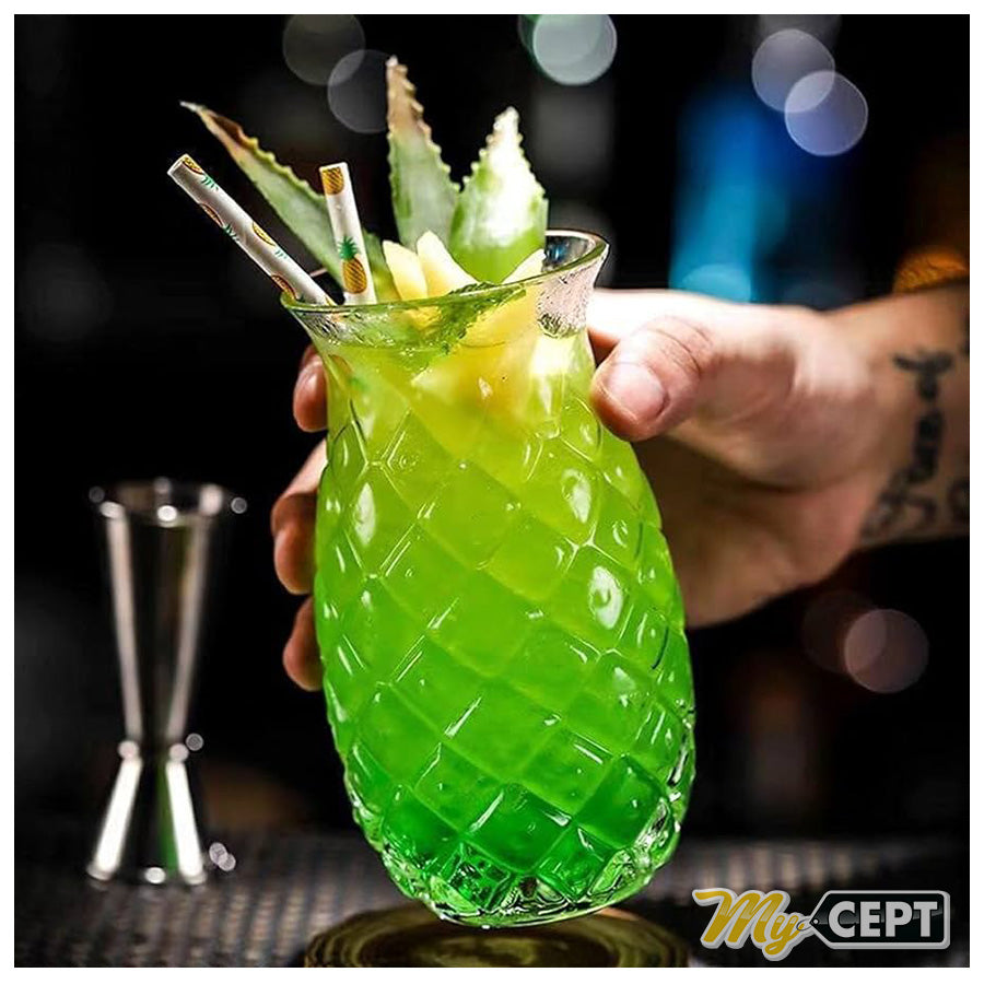 Pineapple Shaped Glass 500ml
