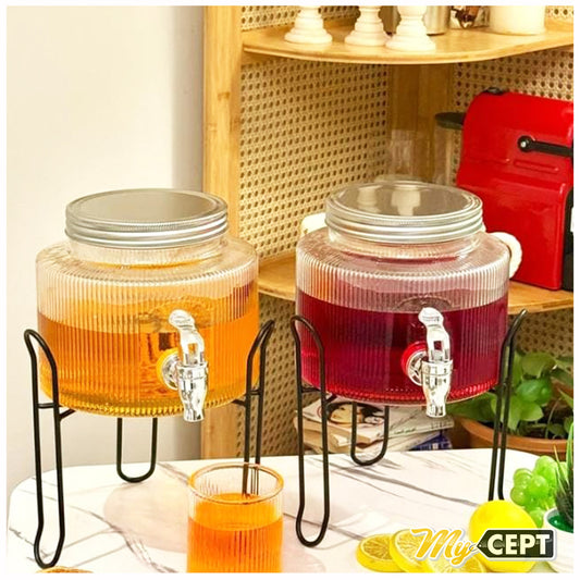 2.5L Round Beverage Dispenser with Stand