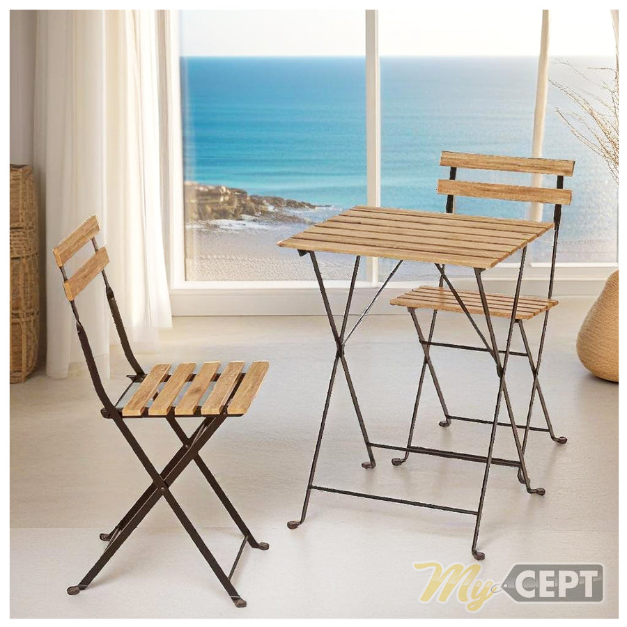 Outdoor Table With 2 Chairs