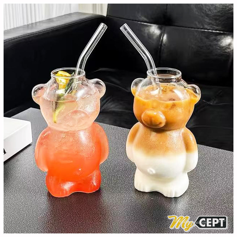 500ml Bear Shape Glass