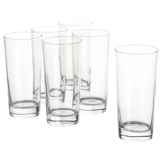 Clear Glass 400ml - Set of 5
