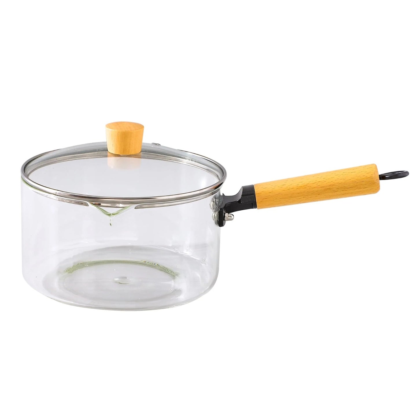 Glass Sauce Pan with Lid 1.45L