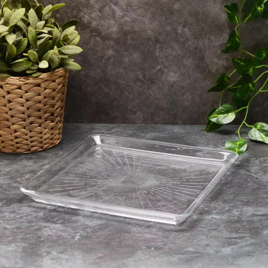 Square Glass Platter