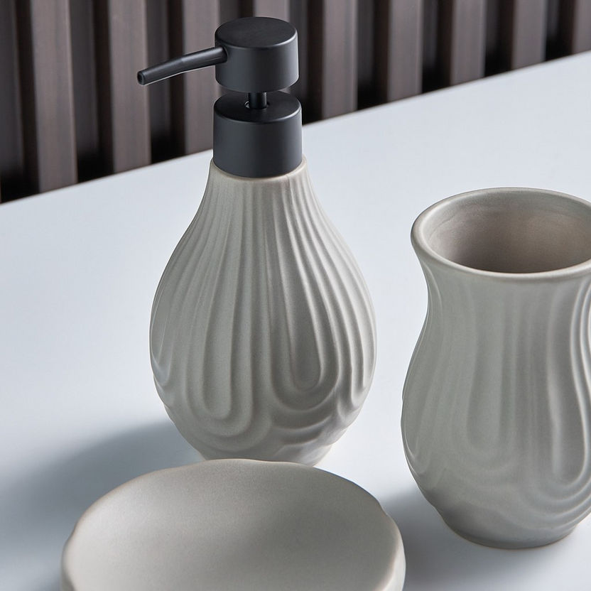 3-Pc Ceramic Bathroom Set