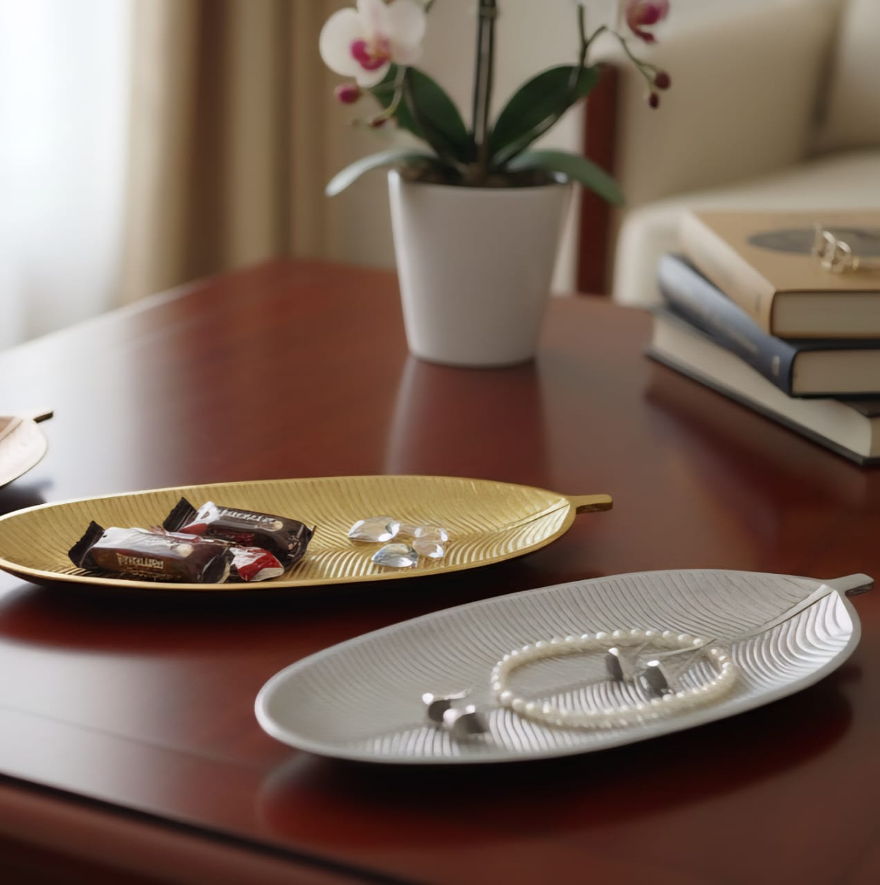 Set of 3 Leaf Platters