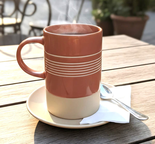 Large Ceramic Mug Orange