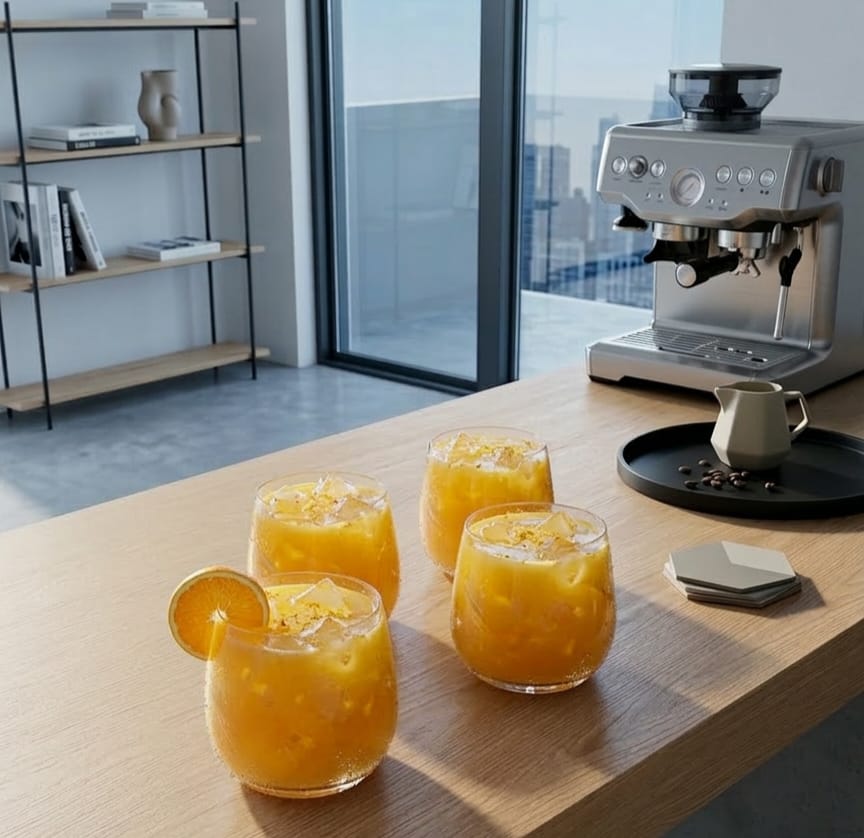 360ml Clear Glass Set of 4