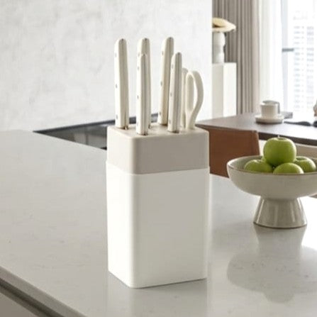 7-Pc Knife, Scissor & Holder Set