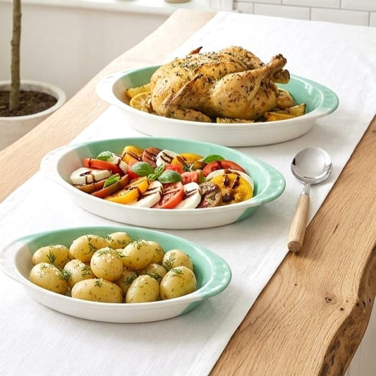 3-Pc Porcelain Dish Set