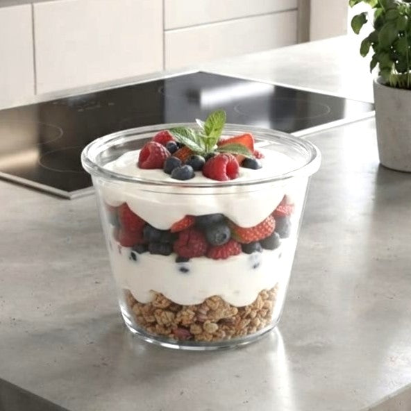 700ml Glass Food Container with Lid