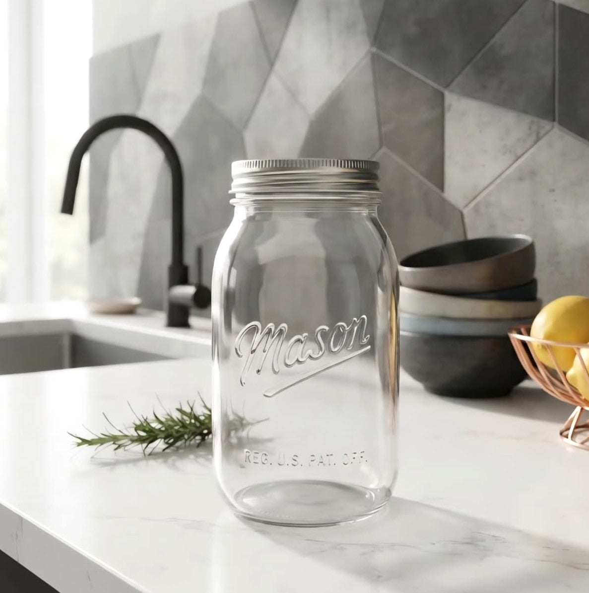 Mason Jar with Lid