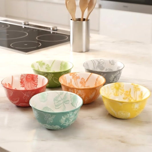 Porcelain Bowls Set of 8