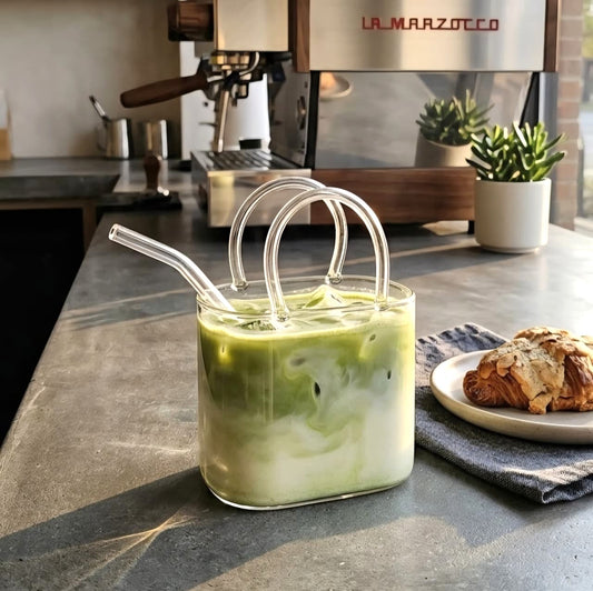 750ml Purse Glass with Straw