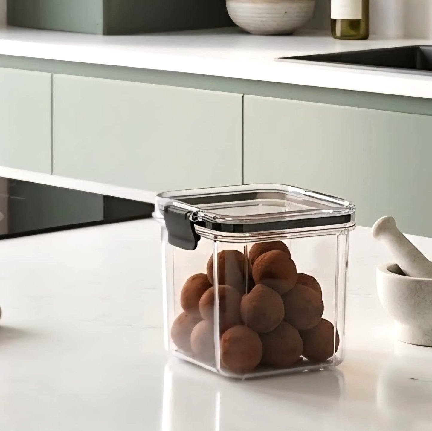 Airtight Plastic Storage Jar