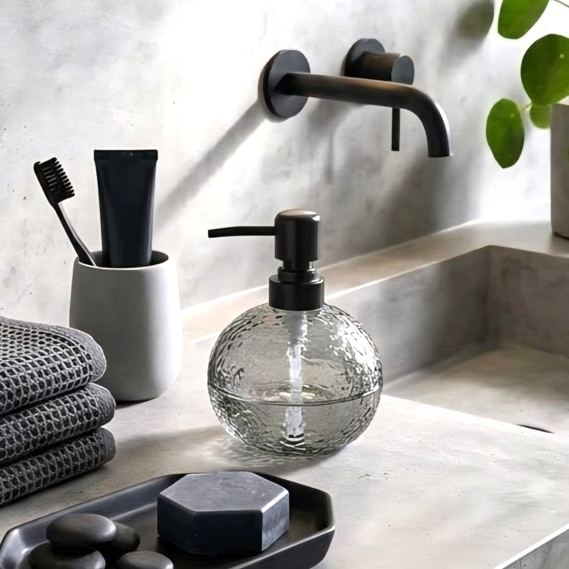 Crushed Glass Soap Dispenser