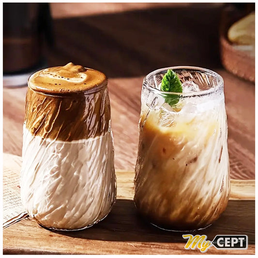 400ml Wrinkled Glass