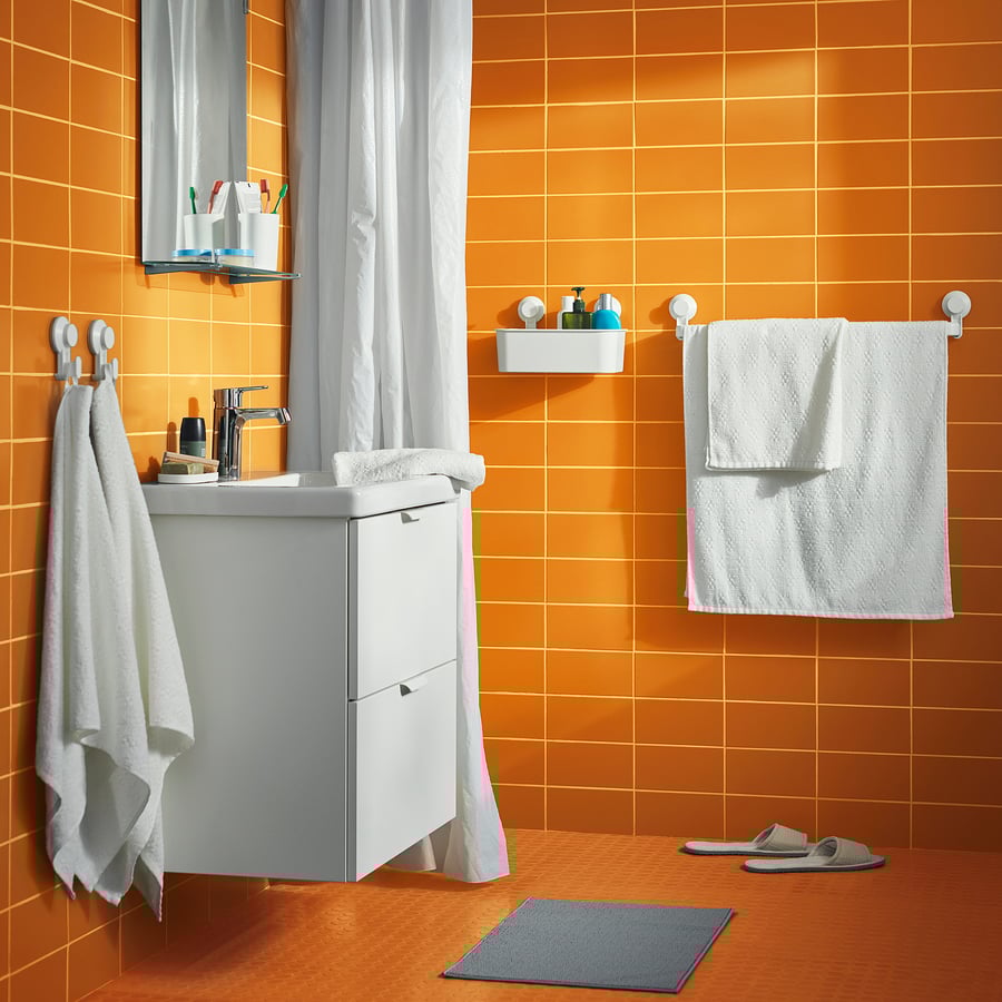 Shower Curtain with Rings