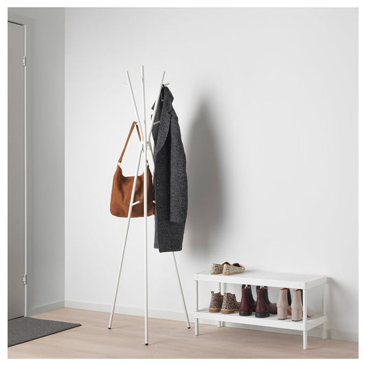 Hat & Coat Rack White
