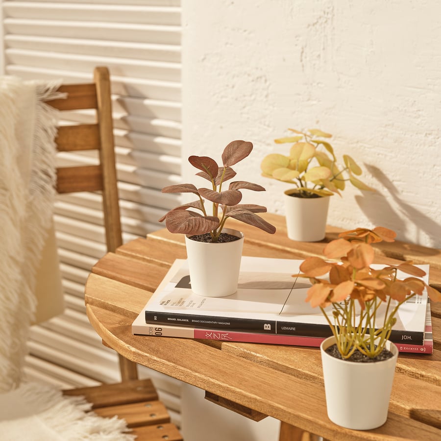 Artificial Plant Autumn Leaves Pack of 3