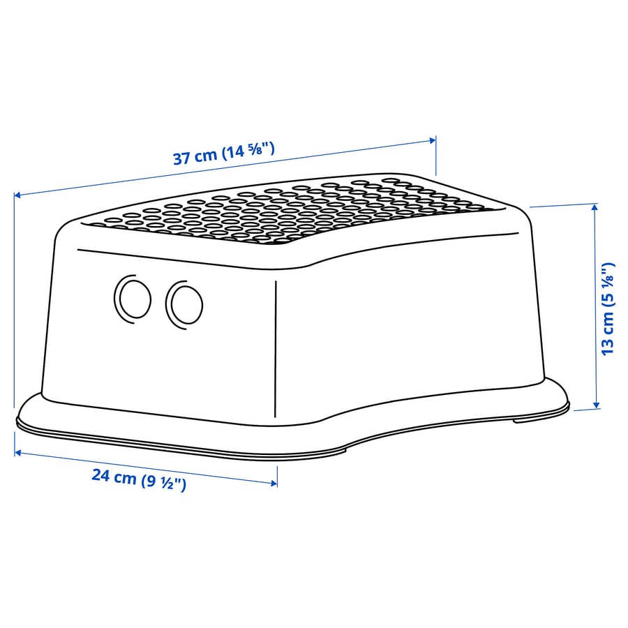 Children's Stool Turquoise