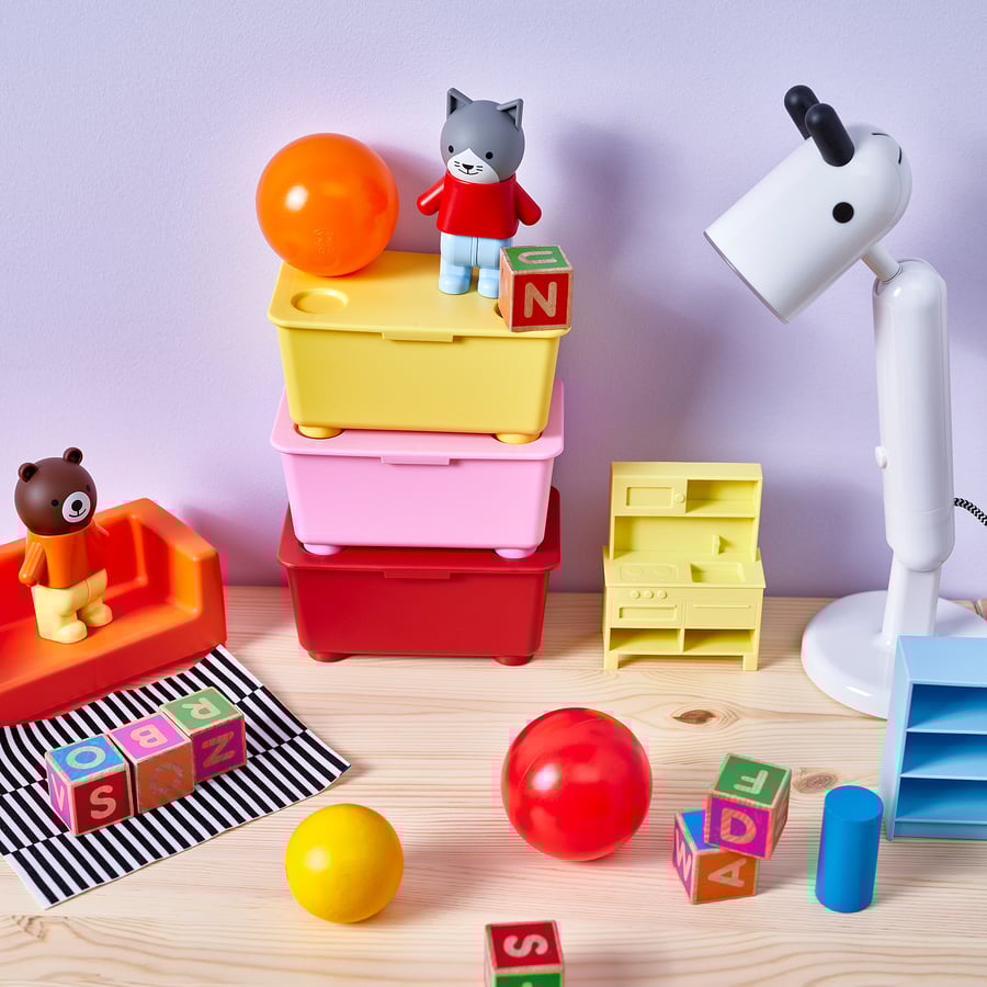 Set of 3 Boxes with Lid