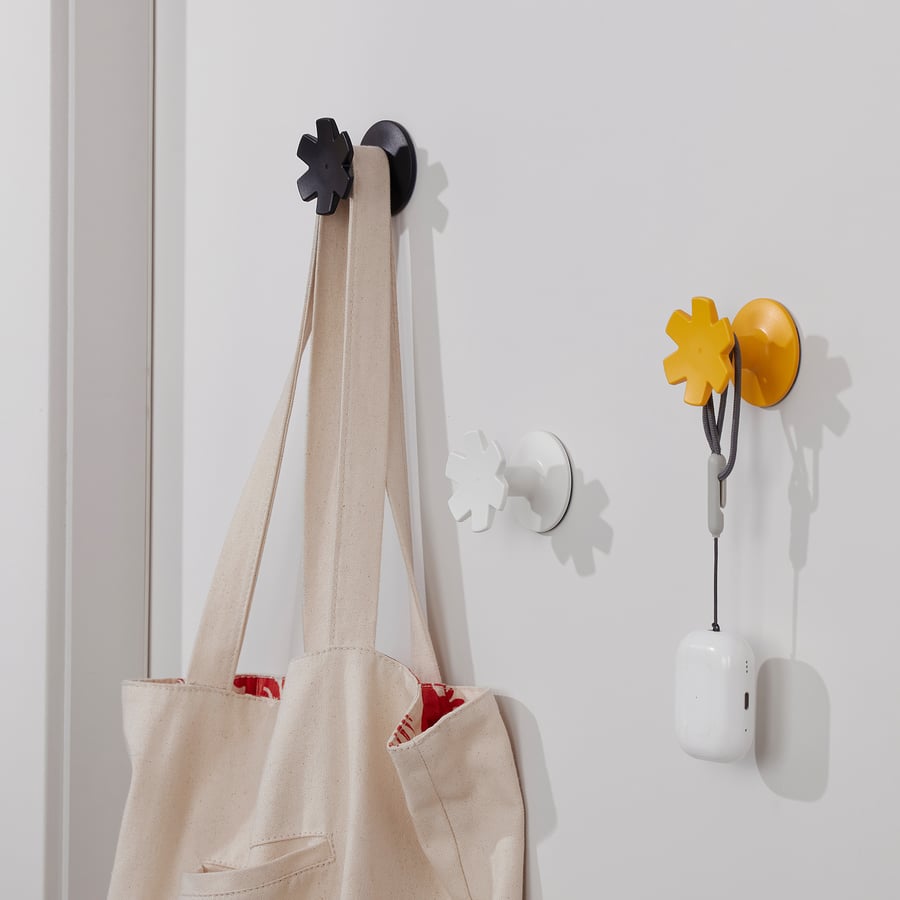 Multi-Color Wall Hooks Pack of 3