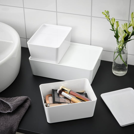 Box with Lid White