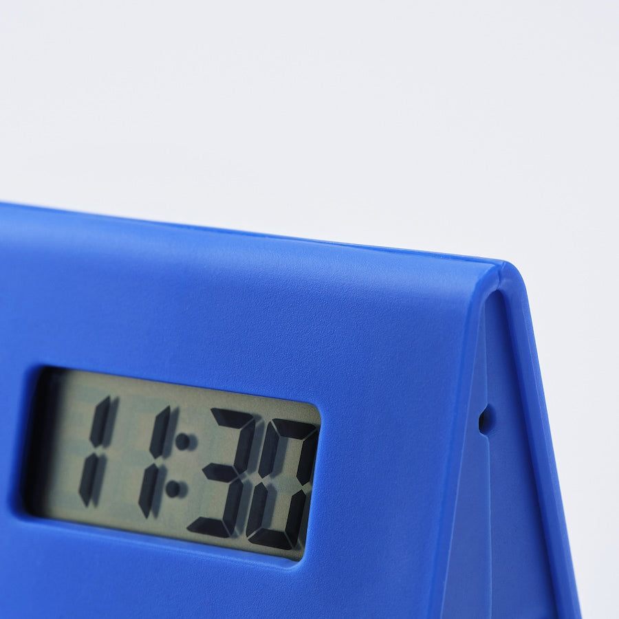 Mini Alarm Clock Blue