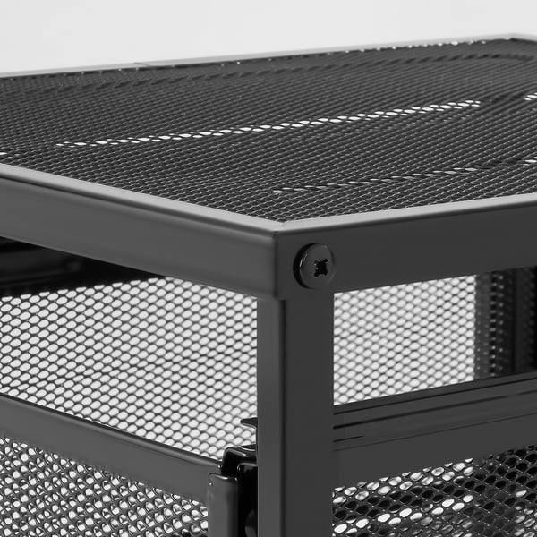 Steel Drawer Unit Black