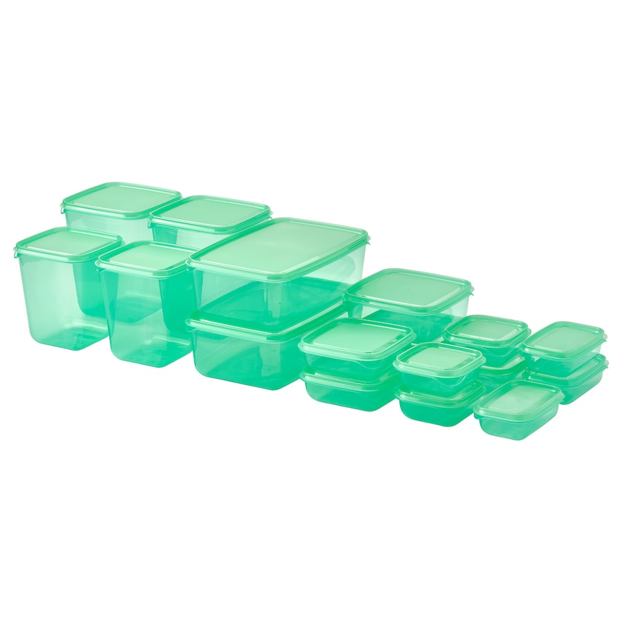 Boxes with Lid Set of 17
