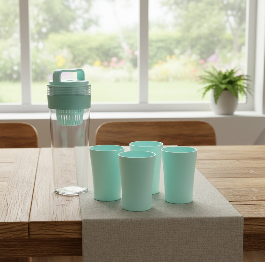 Infusion Bottle With Glasses