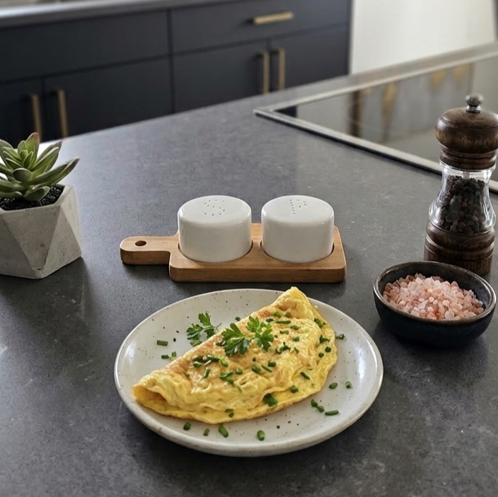 Salt & Pepper Shaker with Platter