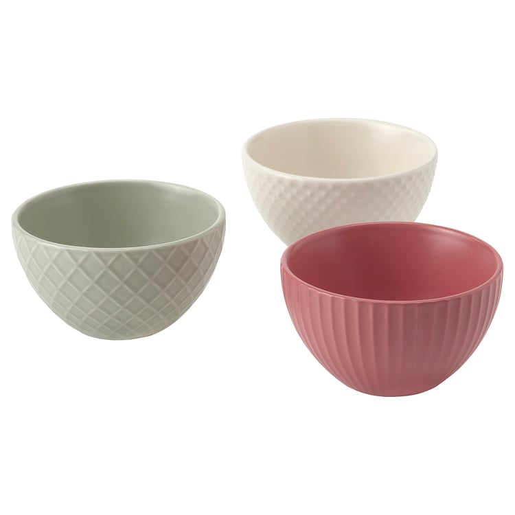 Bowl Set - Patterned - Pack of 3