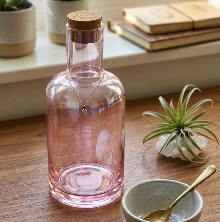 Glass Carafe 1.5L - Pink