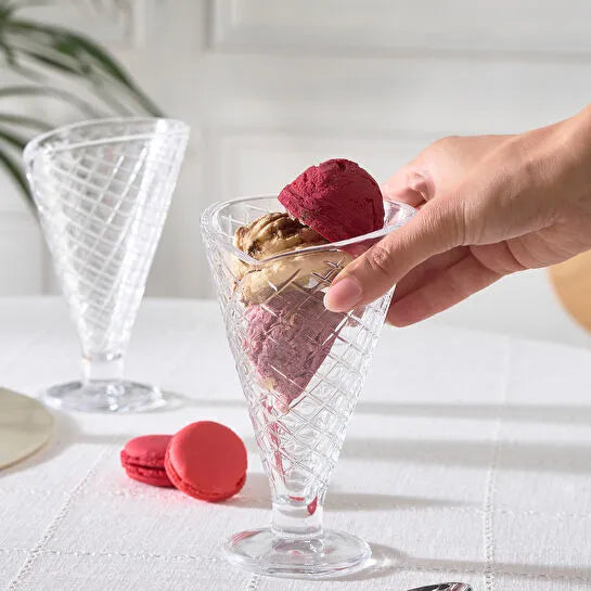 Ice Cream Glass Cups Set of 6