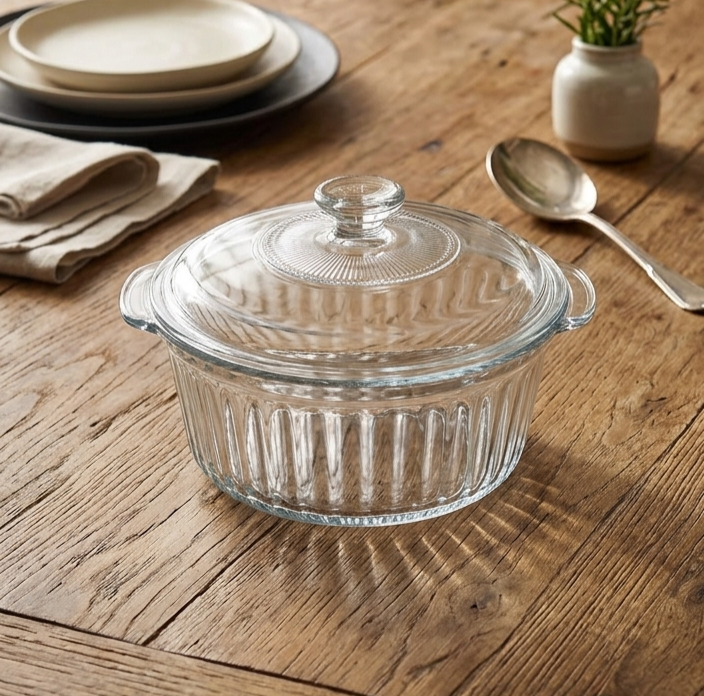 Glass Dish with Lid