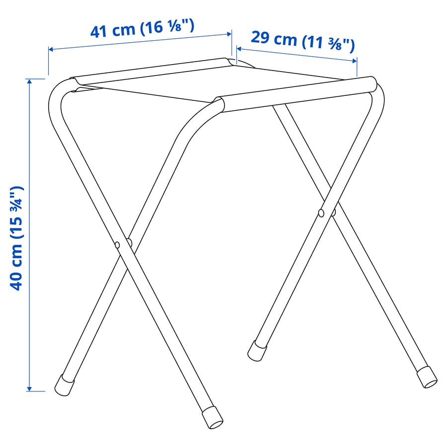 Foldable Stool Blue
