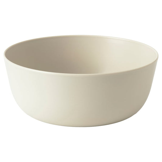 Plastic Bowl Beige