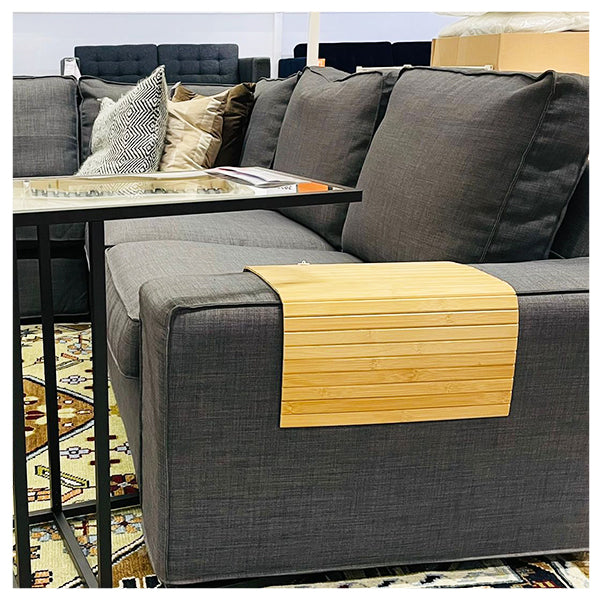 Arm Rest Tray - Wooden Beige